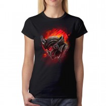 Robot Galaxy Planet Women's T-shirt XS-3XL