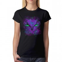 Owl Stars Galaxy Women's T-shirt