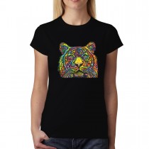 Colourful Tiger Womens T-shirt XS-3XL
