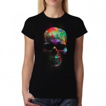 Skull Death Colour Women's T-shirt XS-3XL