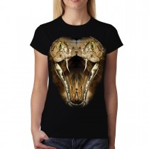 Cobra Face Snake Animals Women T-shirt M-3XL New