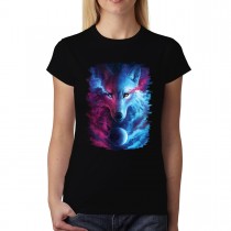 White Wolf Husky Planet Womens T-shirt XS-3XL