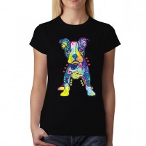American Bulldog Puppy Womens T-shirt XS-3XL
