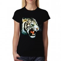 White Tiger Womens T-shirt S-3XL