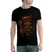 Skull King Crown Smoke Men T-shirt XS-5XL New
