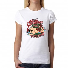 Merry Christmas Gift Womens T-shirt XS-3XL