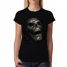 Skull Mummy Womens T-shirt XS-3XL