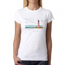 Lighthouse Sea View Women T-shirt XS-3XL New