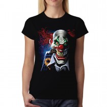 Joker Clown Face Women T-shirt S-3XL New
