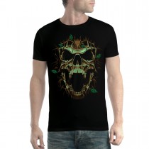 Thorn Skull Leaves Men T-shirt XS-5XL New