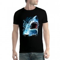 Shark Attack Bite Great White Shark Mens T-shirt XS-5XL