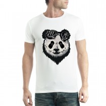 Panda Face Goggles Mens T-shirt XS-5XL