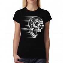 Skull Eyes Eye Balls Funny Women T-shirt M-3XL