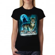 Howling Wolf Horde Women T-shirt M-3XL New