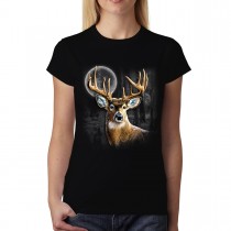 Whitetail Deer Hunting Women T-shirt XS-3XL New