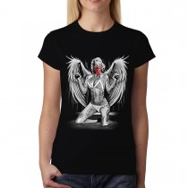 Marilyn Monroe Angel Guns Mask Women T-shirt L-3XL