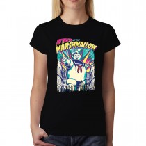 Attack of The Marshmallow Monster Women T-shirt XS-3XL
