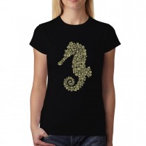 Seahorse Coral Reef Womens T-shirt XS-3XL