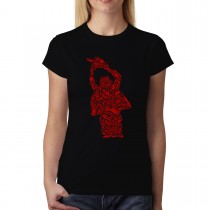 Chainsaw Killer Attack Womens T-shirt XS-3XL