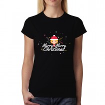 Merry Christmas Holiday Greetings Womens T-shirt XS-3XL