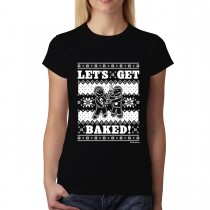 Cookie Baking Christmas Womens T-shirt XS-3XL