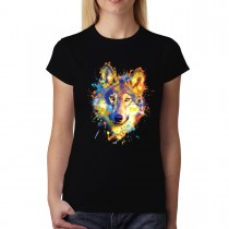 Wolf Neon Womens T-shirt XS-3XL