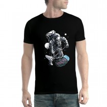 Astronaut Jellyfish Space Walk Mens T-shirt XS-5XL