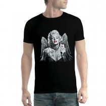 Marilyn Monroe Hearts Butterflies Angel Men T-shirt XS-5XL