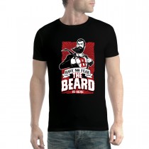 The Beard Is Here Superhero Mens T-shirt XS-5XL