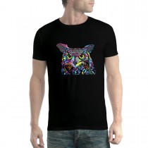 Colourful Owl Mens T-shirt XS-5XL
